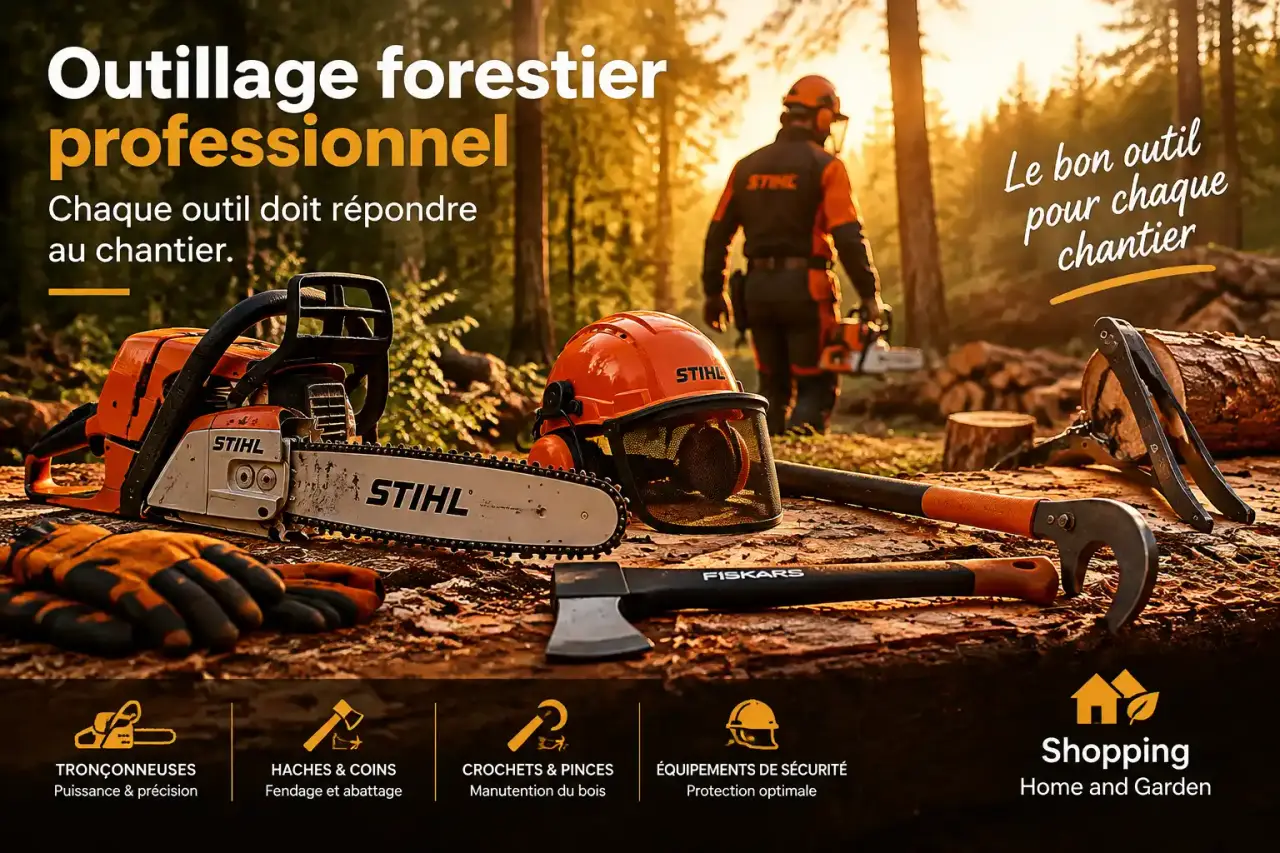 Outillage forestier professionnel : chaque outil doit répondre au chantier